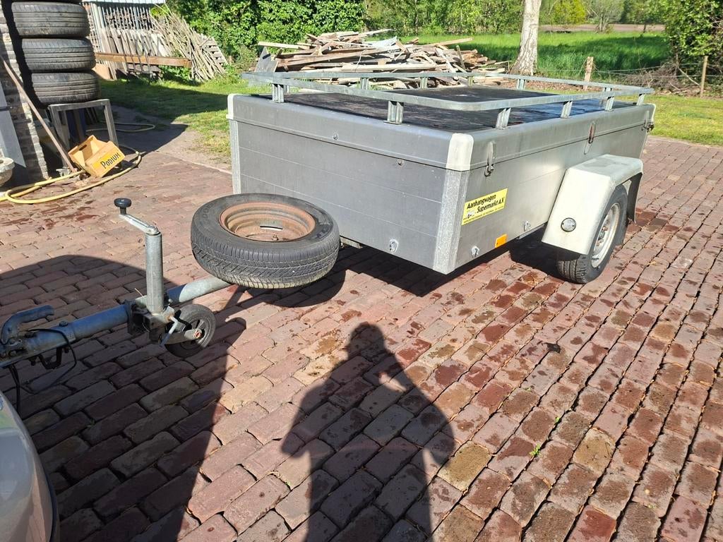 Remorque fermée en aluminium, Autos : Divers, Remorques, Enlèvement, Utilisé