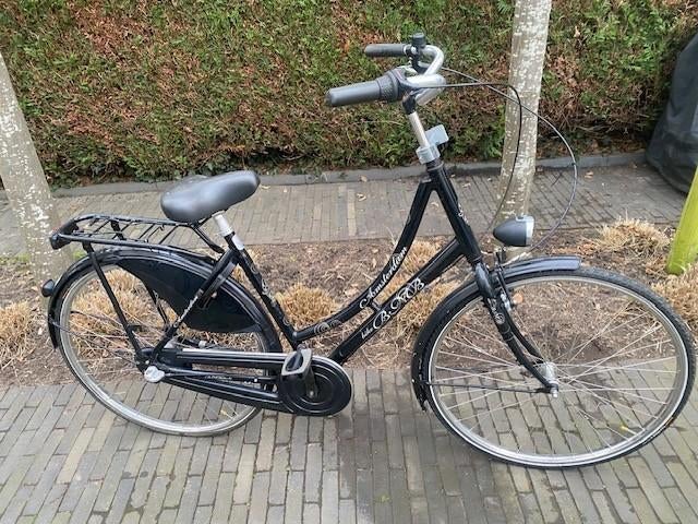 zwarte damesfiets, Fietsen en Brommers, Ophalen, Gebruikt, 47 tot 50 cm, Versnellingen