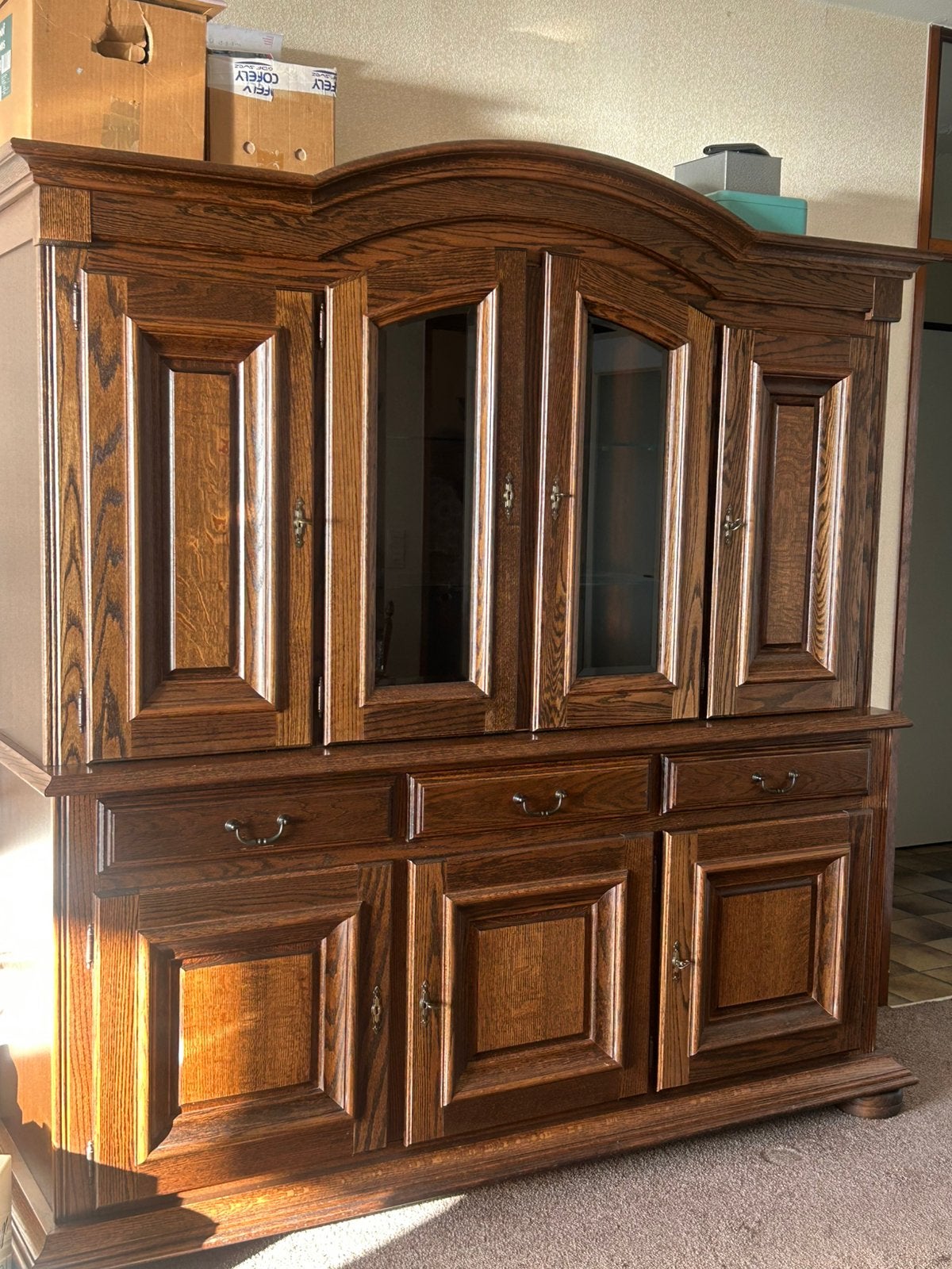 Wandkast eiken, Enlèvement, Comme neuf