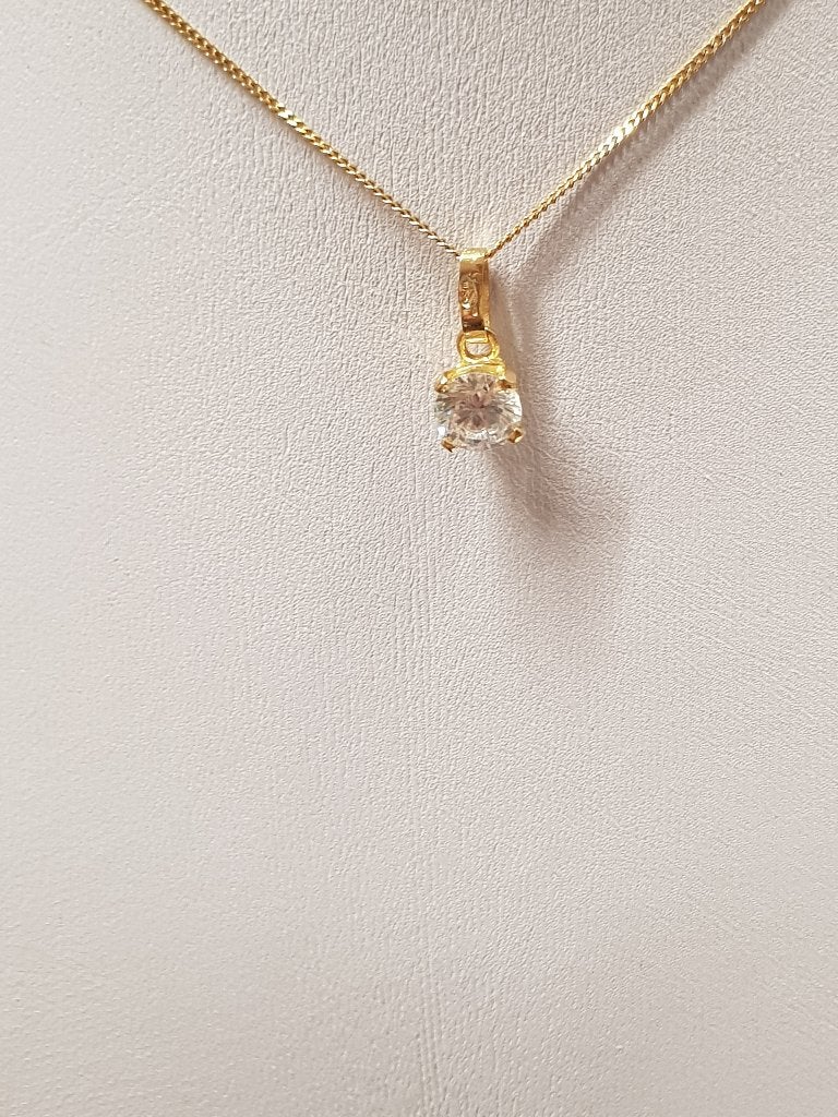 Pendentif or jaune 18 ct, Enlèvement ou Envoi, Neuf, Jaune, Or