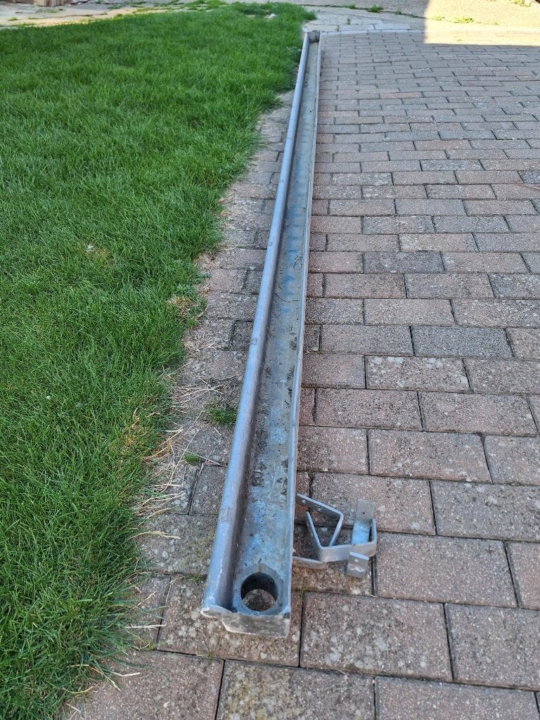 zinken goot, Doe-het-zelf en Bouw, Ophalen, Gebruikt, 2 tot 4 meter, Zink