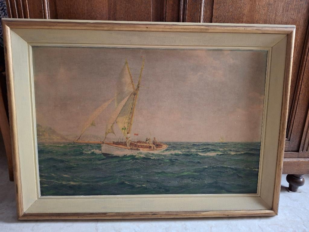 Kunstreproductie van M. Dawson, Antiek en Kunst, Kunst | Litho's en Zeefdrukken, Ophalen