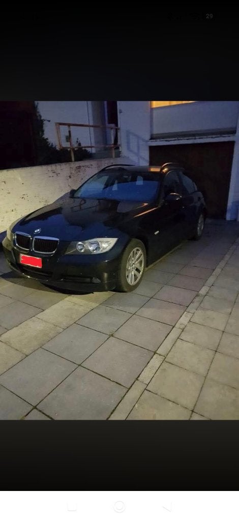 Bmw E91 320D, Auto's, BMW, Zwart, Zwart, Leder, 5 deurs