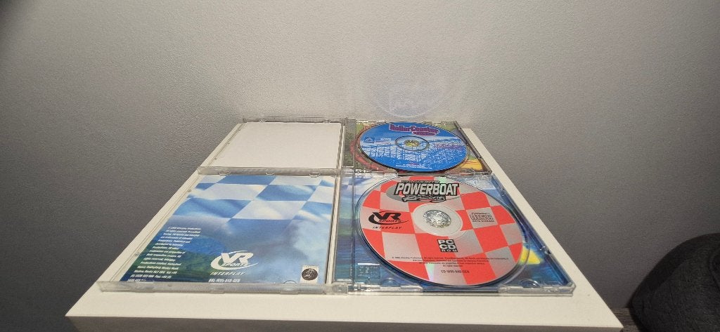Retro PC Games Duo (RC Tycoon + VR Sports Powerboat Racing), Ophalen of Verzenden, Gebruikt, Vanaf 3 jaar