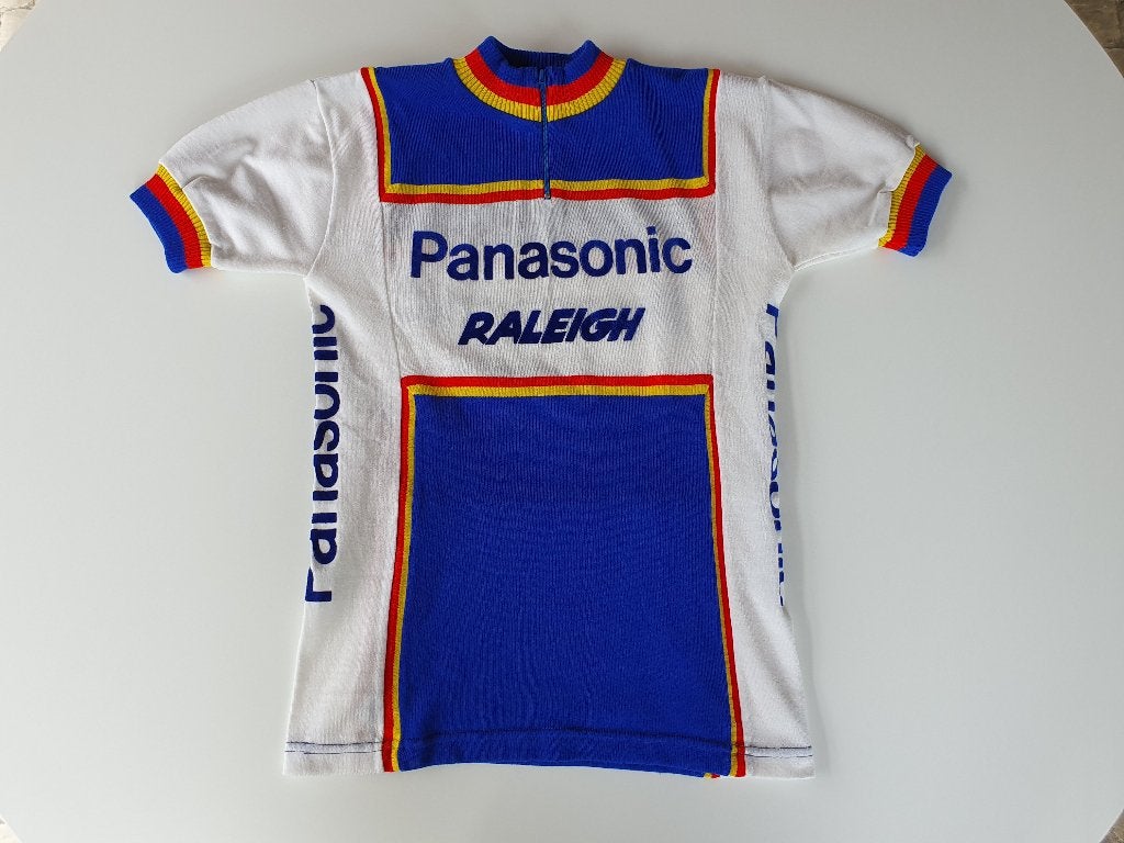Vintage wielershirt Panasonic Raleigh, Ophalen of Verzenden, Gebruikt, Kleding