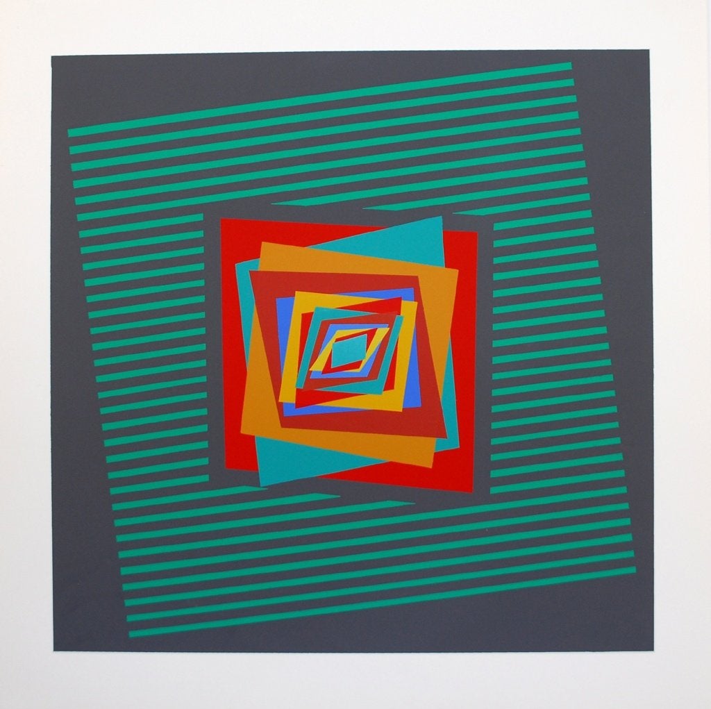 GARD Ferrucio, fantastische lithografie, Antiek en Kunst, Ophalen of Verzenden, Lithografie
