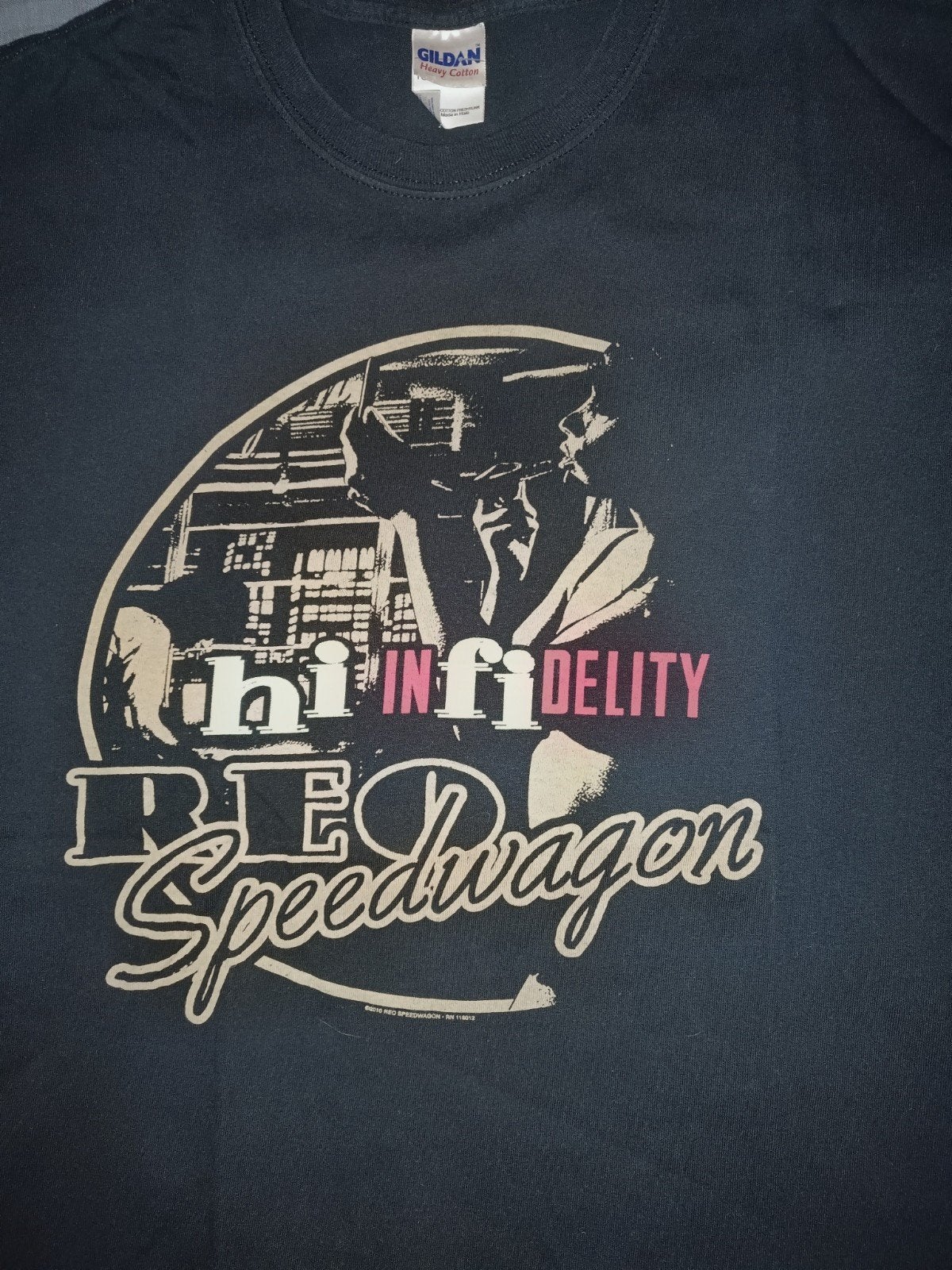 REO Speedwagon t-shirt XL, Kleding | Heren, T-shirts, Zwart, Maat 56/58 (XL), Ophalen of Verzenden, Zo goed als nieuw