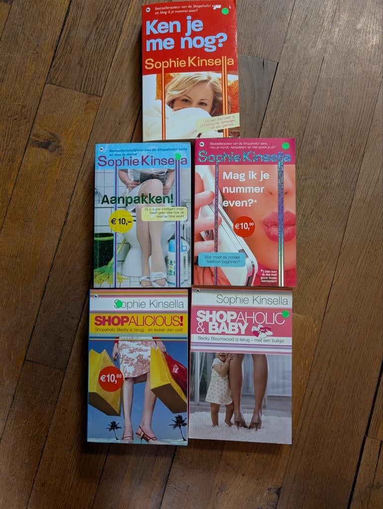 Sophie Kinsella: pakket 5 boeken, Ophalen