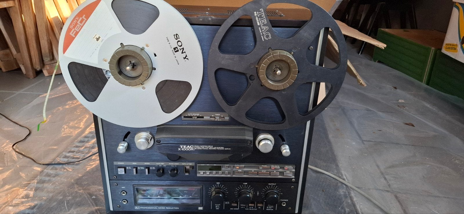 TEAC X-1000R Taperecorder, Audio, Tv en Foto, Ophalen of Verzenden, Bandrecorder, Met stofkap