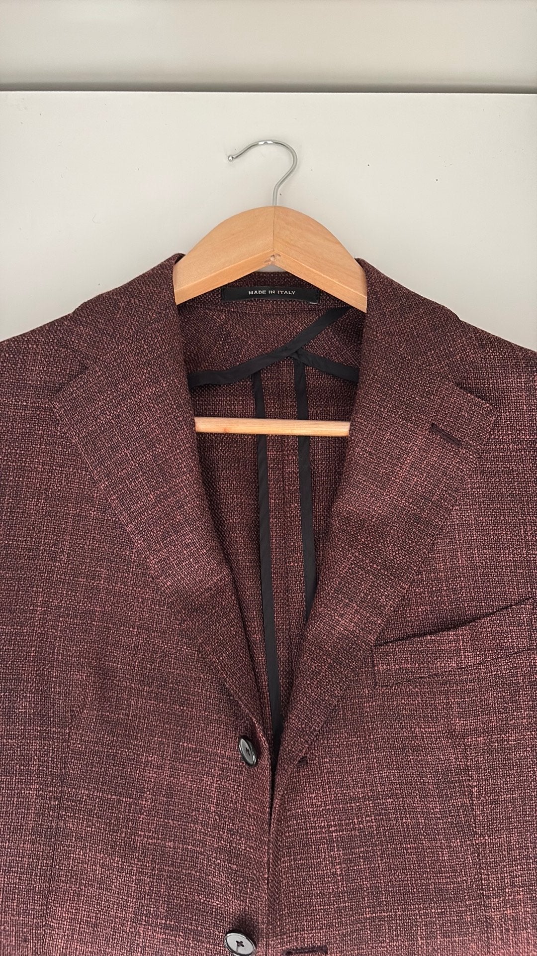 Veste italienne Tagliatore, Enlèvement ou Envoi, Comme neuf, Taille 48/50 (M), Rouge