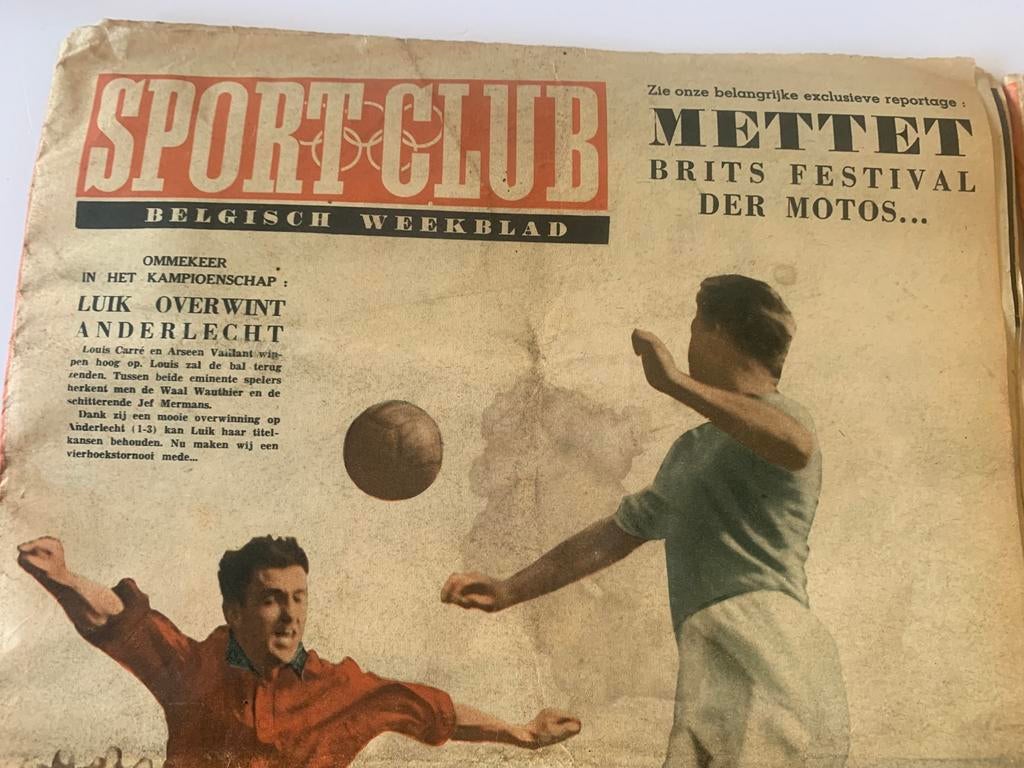 Vintage Club Sport weekblad 1951, Ophalen of Verzenden, Gebruikt