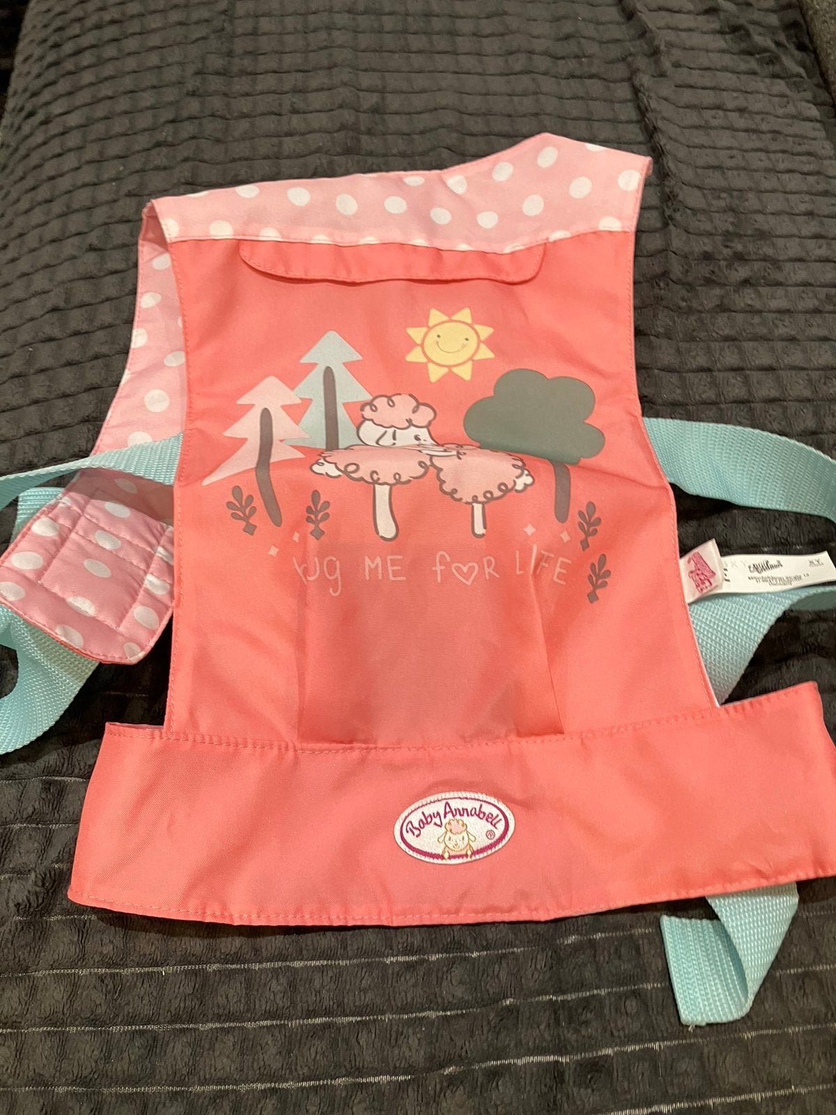 Draagzak baby annabell zapf creation voor pop, Ophalen of Verzenden, Zo goed als nieuw