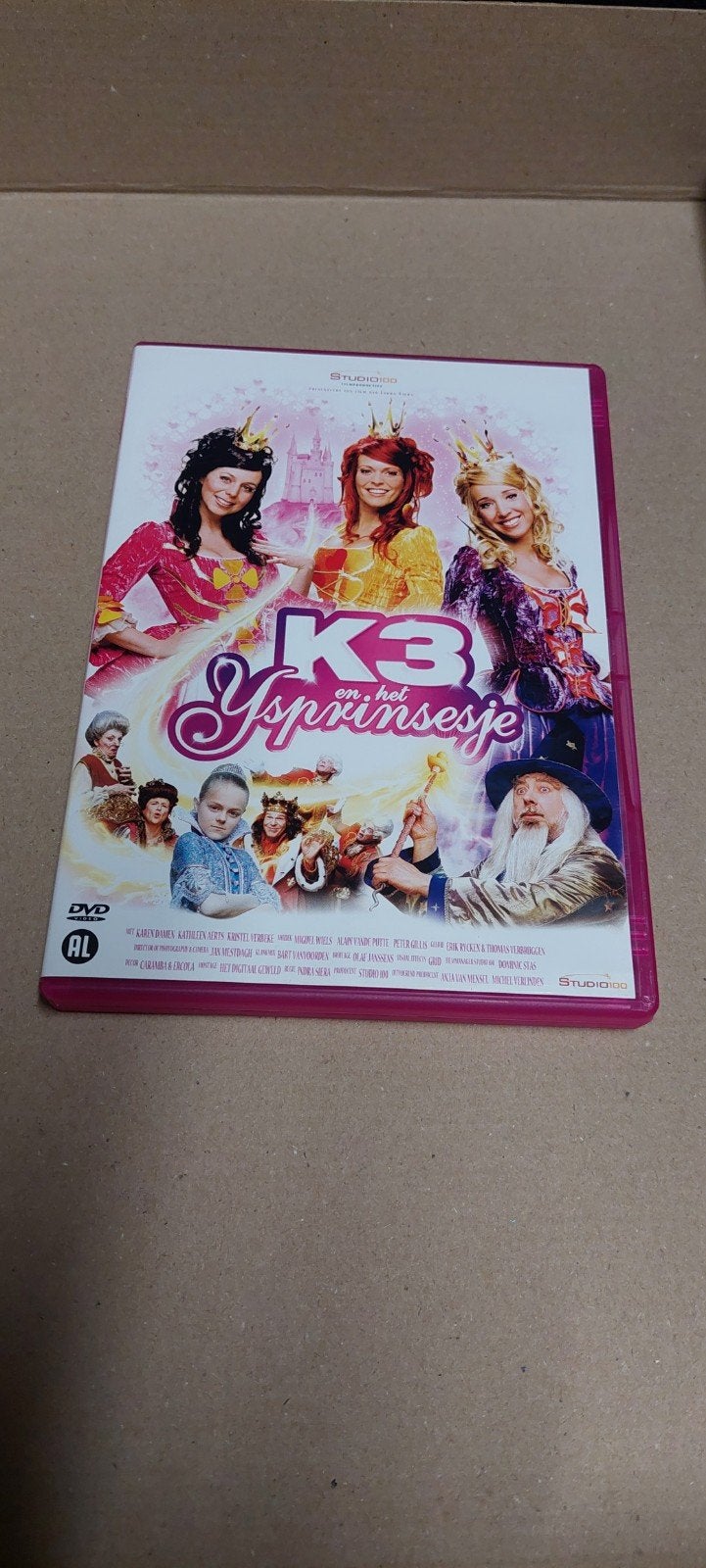 DVD - K3 en het ijsprinsesje - originele K3, Enlèvement ou Envoi