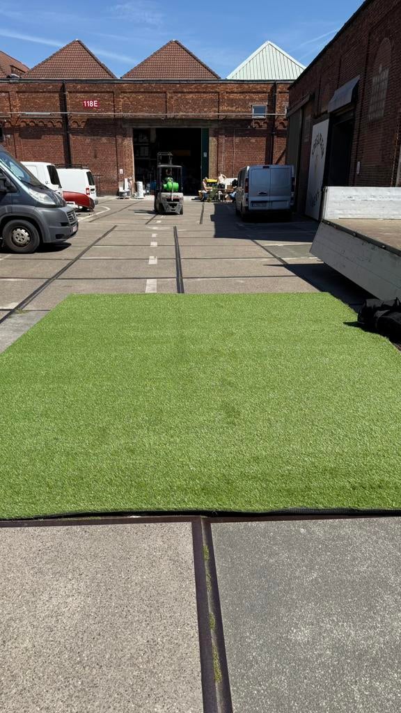 1x Kunstgras 360*480cm, Tuin en Terras, Ophalen, Zo goed als nieuw, Kunstgras