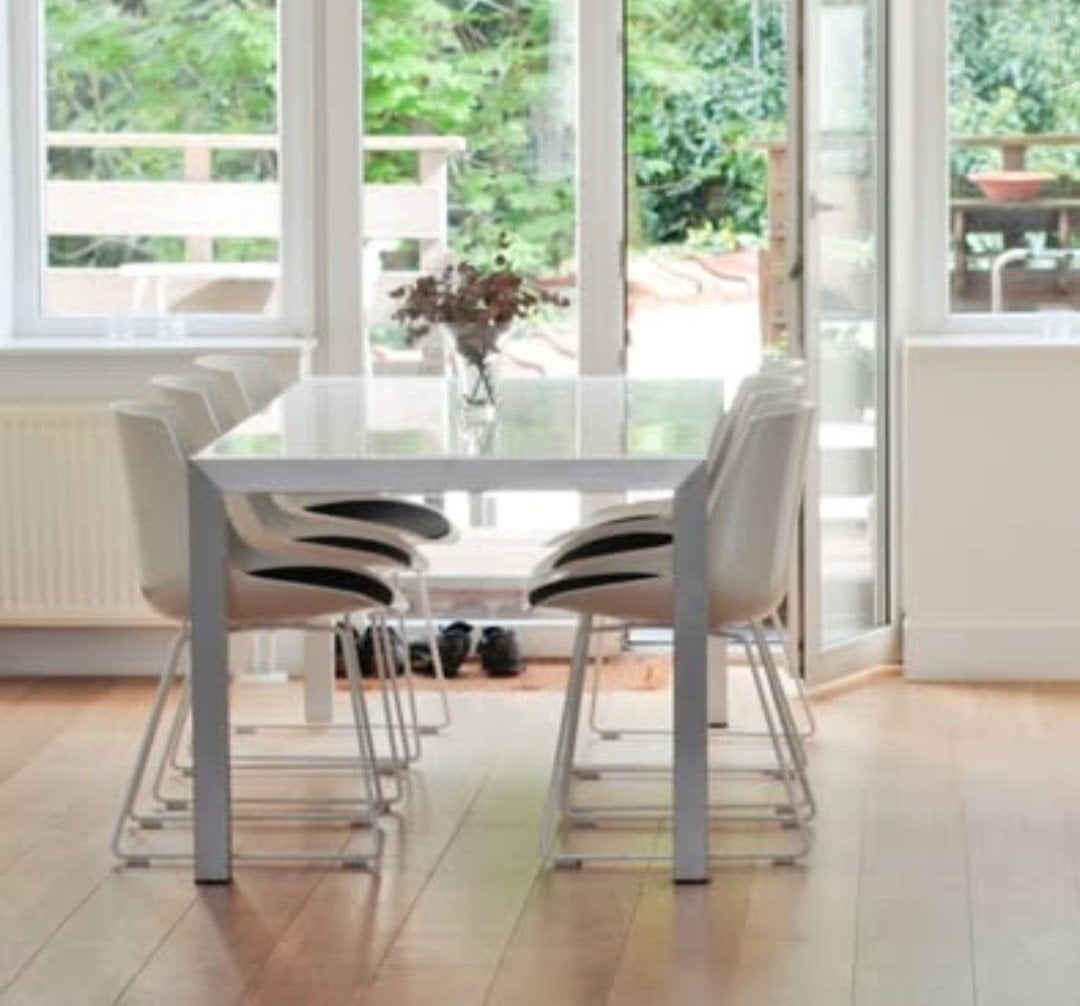 lot de 6 CHAISES "FLOW CHAIR" par MDF ITALIA, Maison & Meubles, Chaises, Enlèvement, Blanc