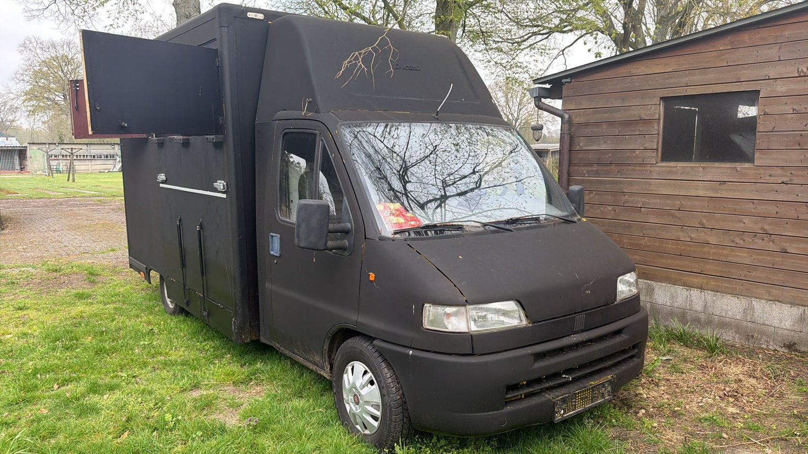 Paardencamionette Fiat Ducato * Opknapper, Enlèvement, Utilisé, Aluminium, Remorque 2 chevaux