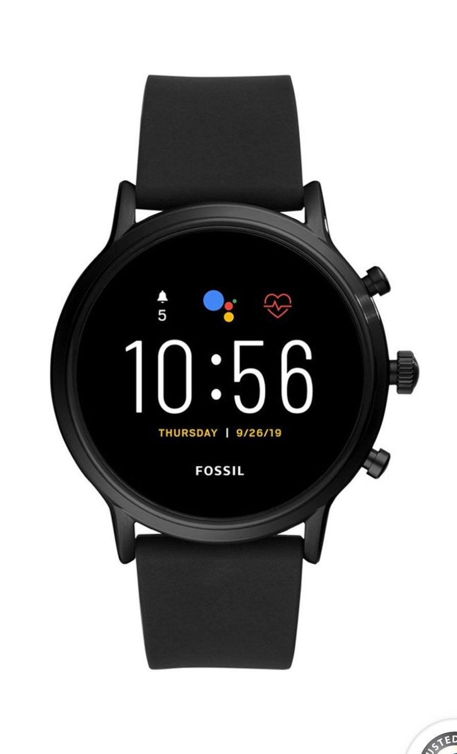 Fossil 5g smartwatch met NFC, Handtassen en Accessoires, Smartwatches, Ophalen, Zo goed als nieuw