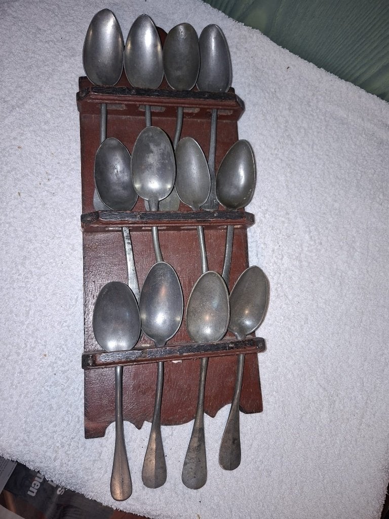 oud houten lepelrek, jaren 1800-1900, Antiek en Kunst, Ophalen of Verzenden