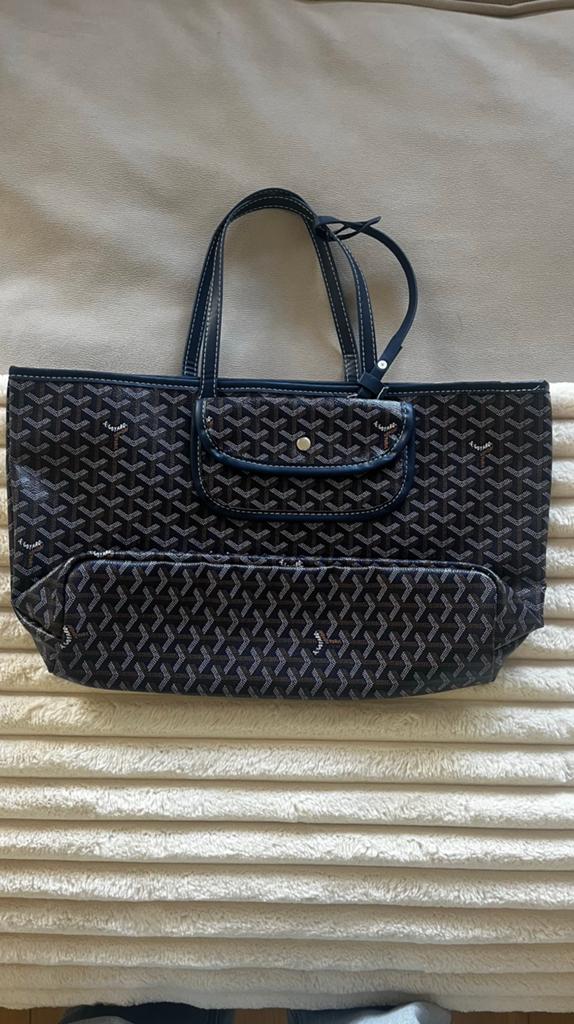 Nieuw donkerblauwe Goyard tas / schoudertas / damestas, Handtassen en Accessoires, Ophalen of Verzenden, Nieuw, Blauw, Overige merken