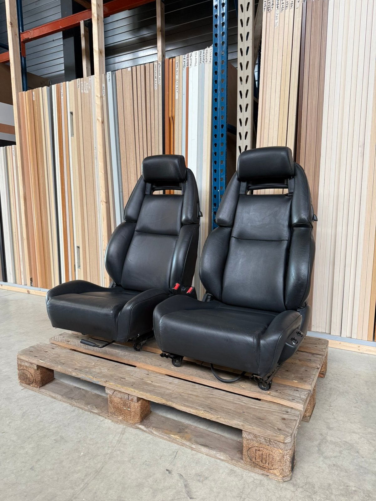 Nissan 300ZX Z32 stoelen zwart leer, Enlèvement ou Envoi, Utilisé, Nissan