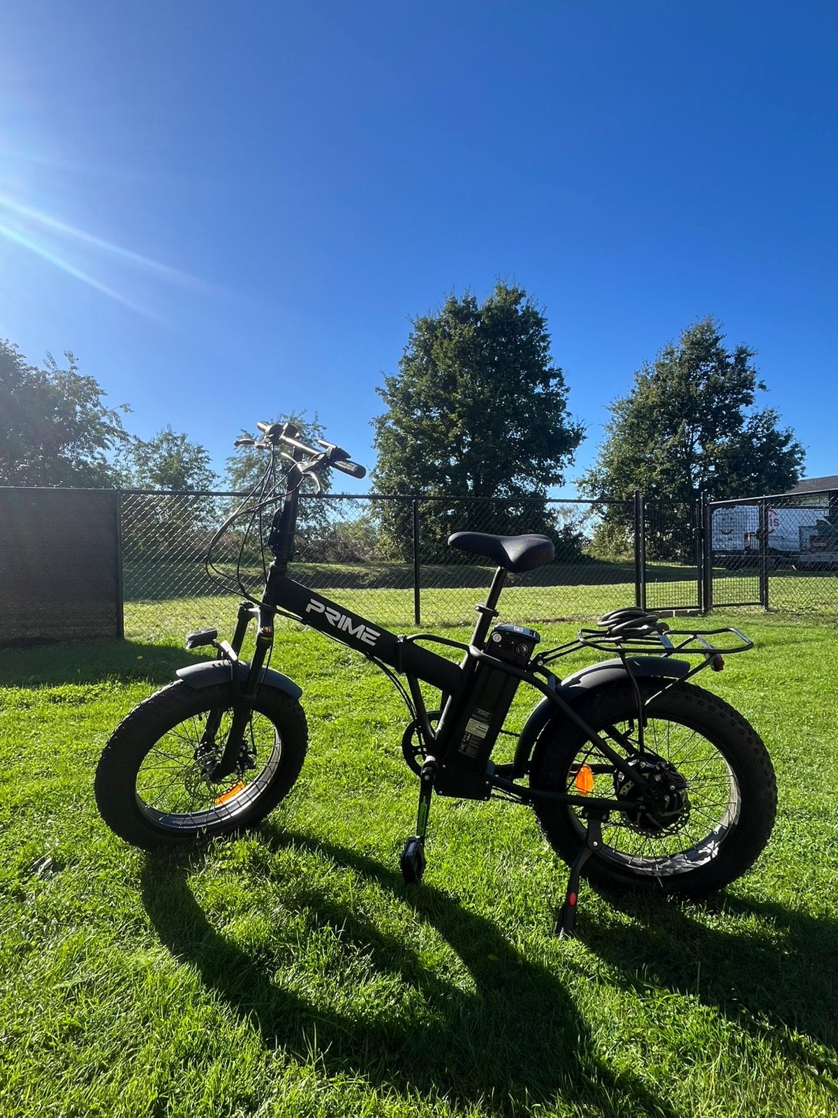 E- bike (FATBIKE), Fietsen en Brommers, Heren, Zo goed als nieuw, Deels opvouwbaar, Ophalen