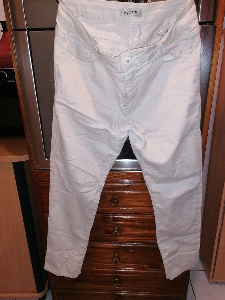 beige broek, By sasha jeans, Overige kleuren, Overige jeansmaten, Ophalen of Verzenden