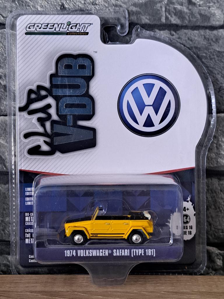 VW TYPE 181 SAFARI 1/64ème greenlight, Hobby & Loisirs créatifs, Voitures miniatures | Échelles Autre, Neuf, Enlèvement ou Envoi