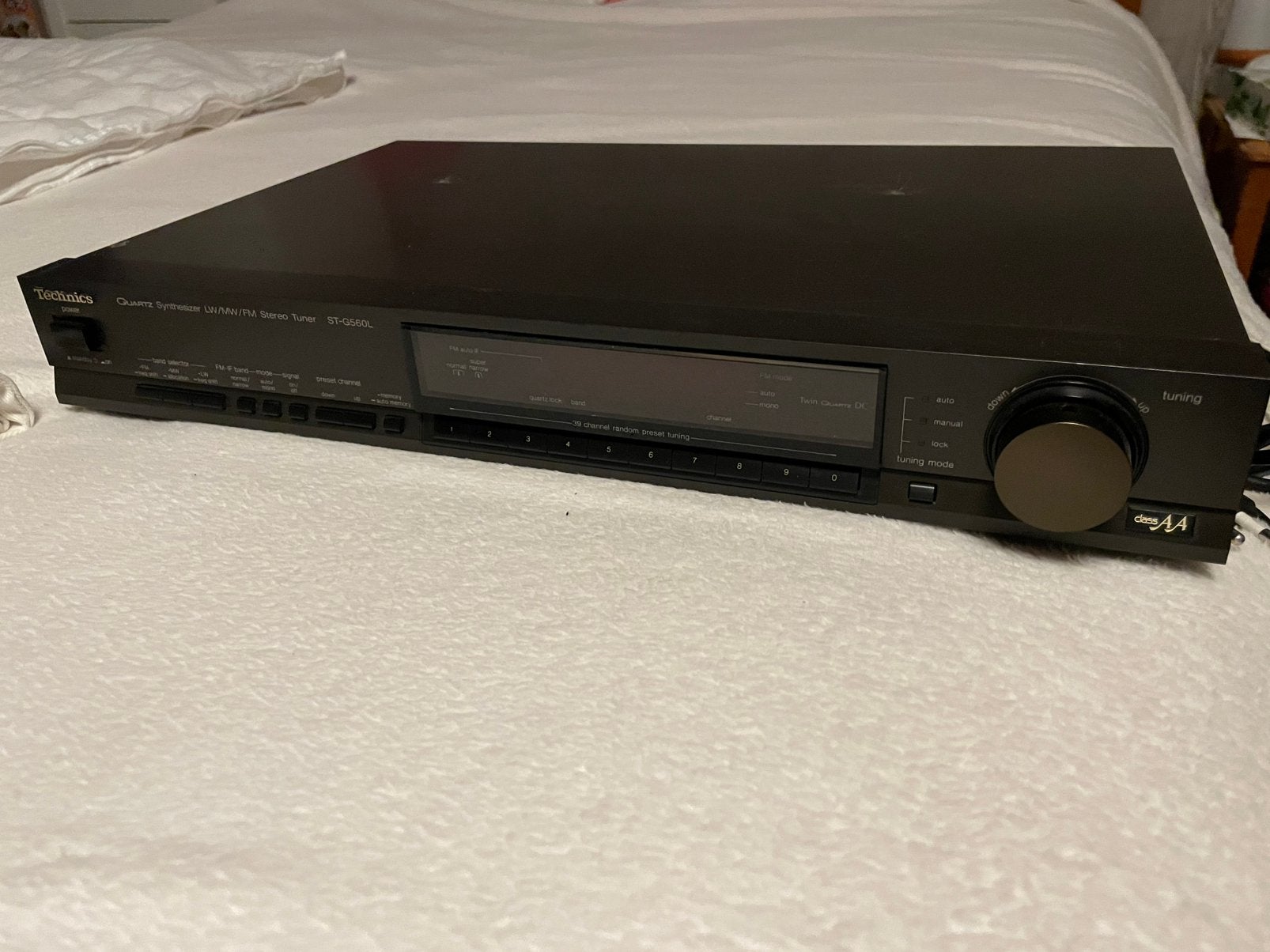 Technics tuner ST-G560L radio FM/AM, Audio, Tv en Foto, Ophalen, Gebruikt