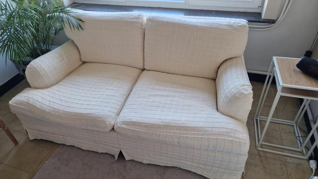 Twee plaats zetel in goed staat!!!, Huis en Inrichting, Zetels | Zetels, Ophalen, Gebruikt, 100 tot 125 cm, 150 tot 200 cm