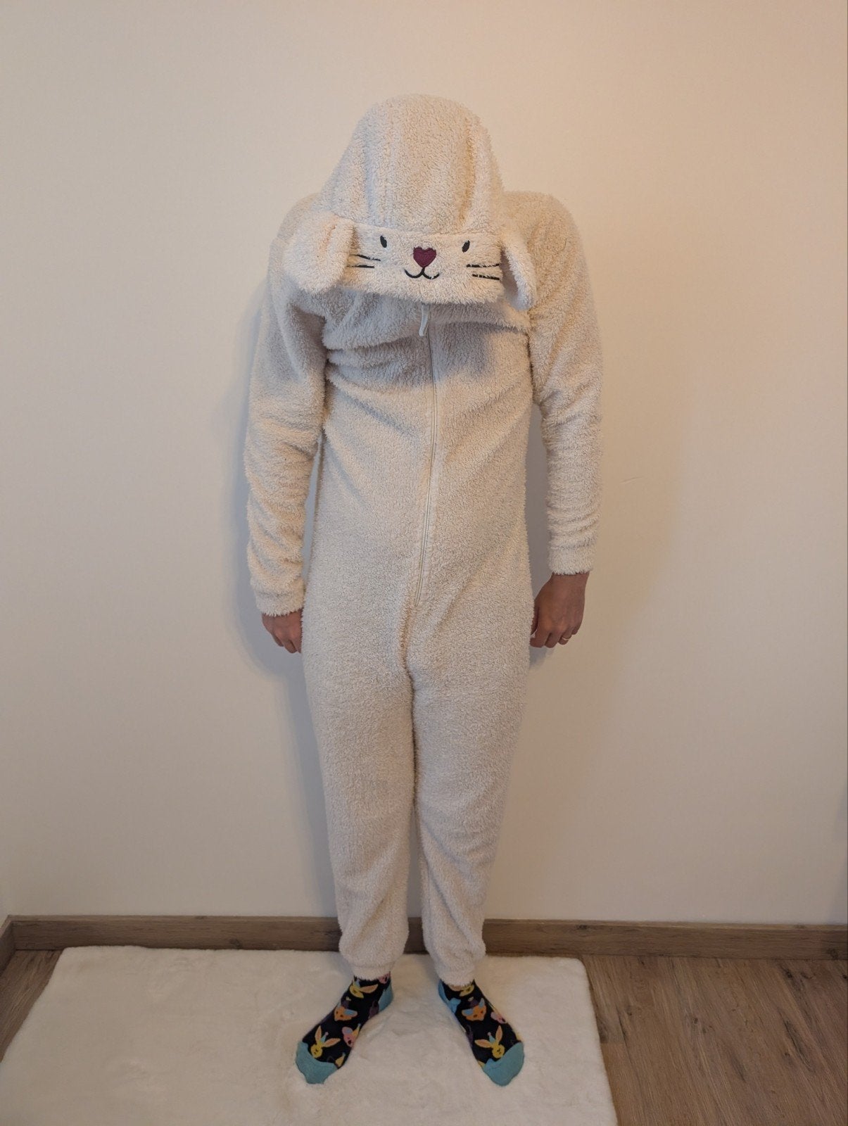 Volwassen Onesie - Konijn, Ophalen, Maat 48/50 (M), Kleding