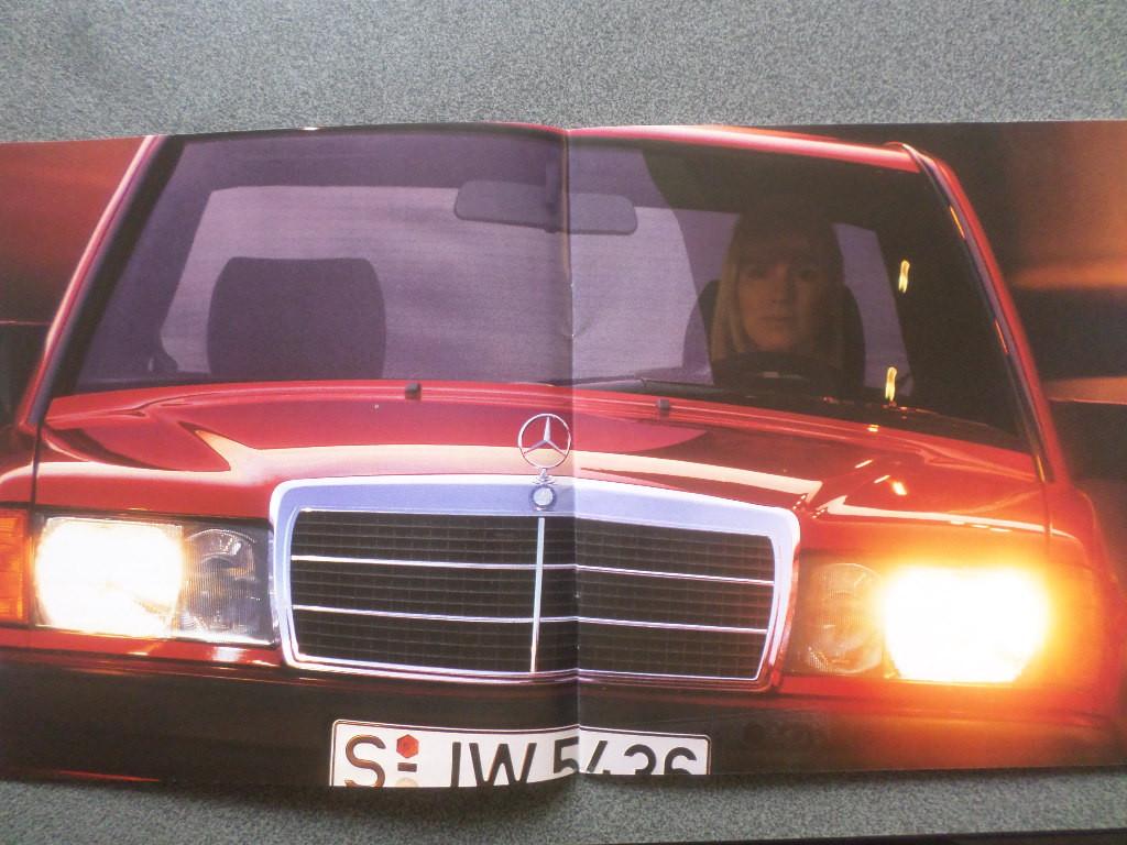 Brochure de la Mercedes 190E 1.8, Enlèvement ou Envoi, Mercedes