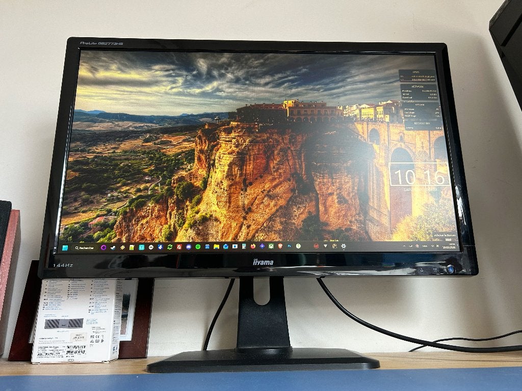 ECRAN 27'' Full HD (144hz) - iiyama GB2773HS - parfait état, Iiyama, 101 t/m 150 Hz, HDMI, Full HD