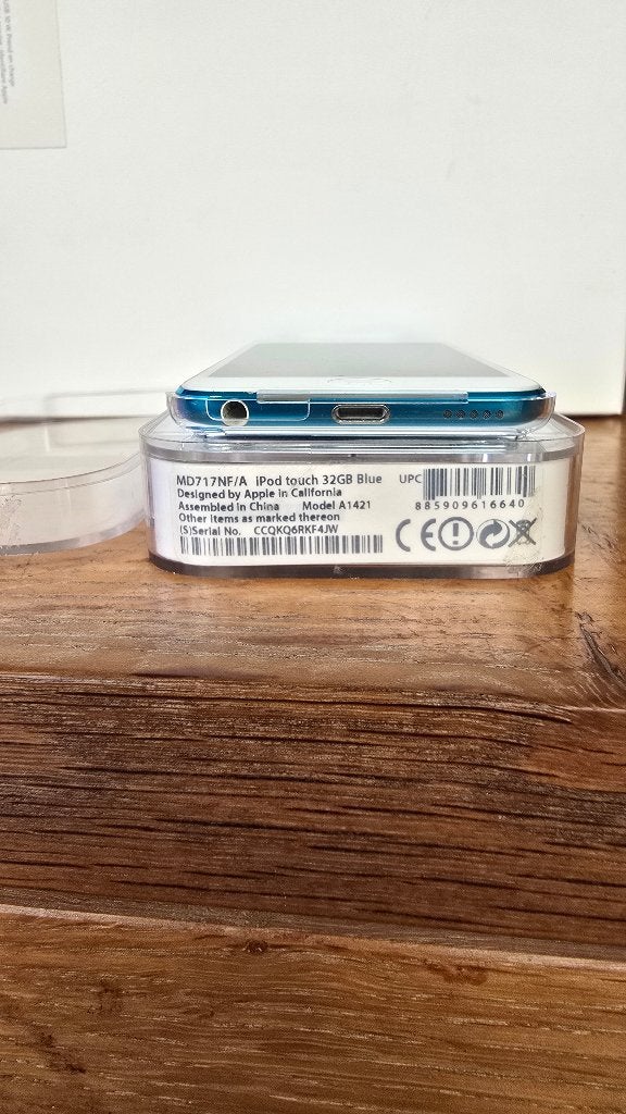Ipod Touch 7th generatie blauw, Enlèvement ou Envoi, Touch, Comme neuf, 10 à 20 GB
