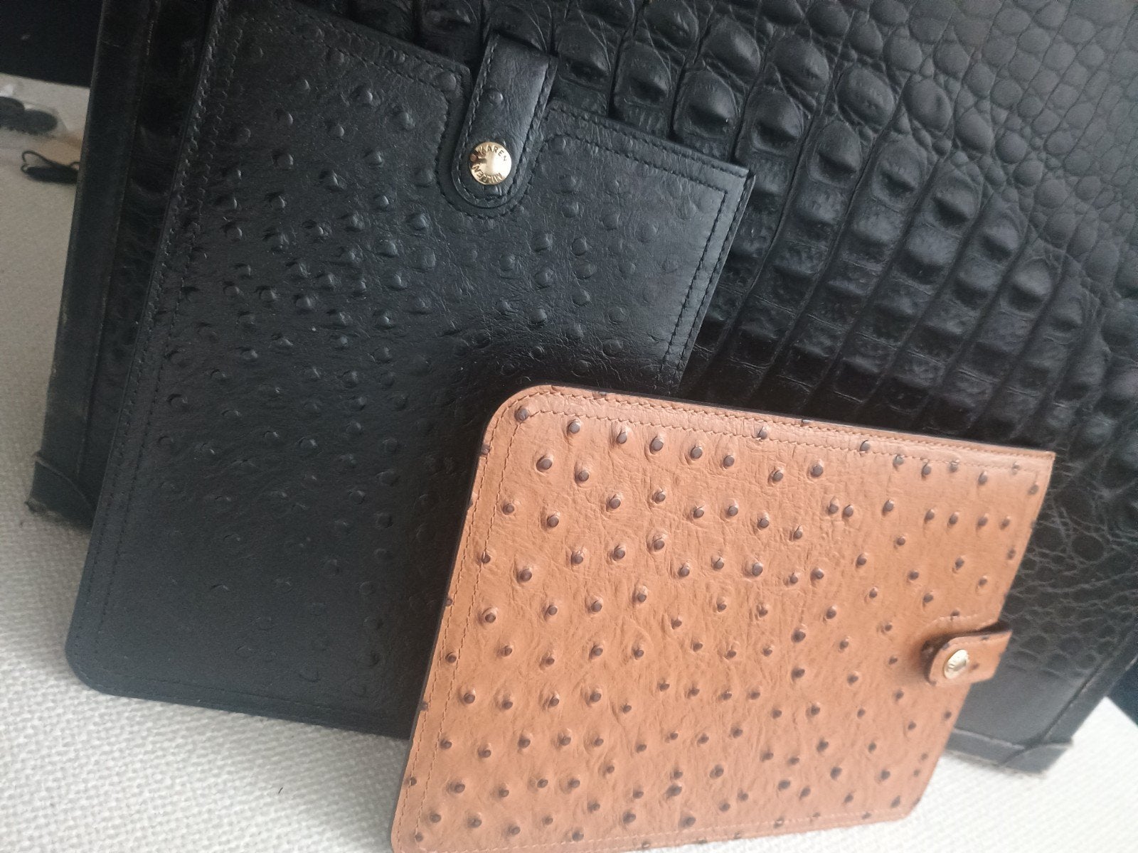 Karen Millen mapje leer, Overige merken, Verzenden, Zwart, Nieuw