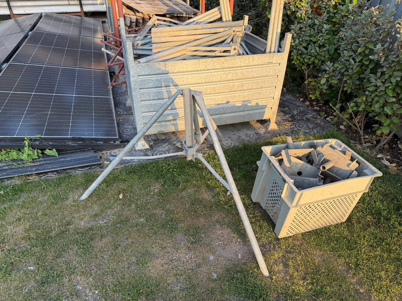 23x GALVA driepikkel stiepen/ Schoren, Doe-het-zelf en Bouw, IJzerwaren en Bevestigingsmiddelen, Zo goed als nieuw, Ophalen
