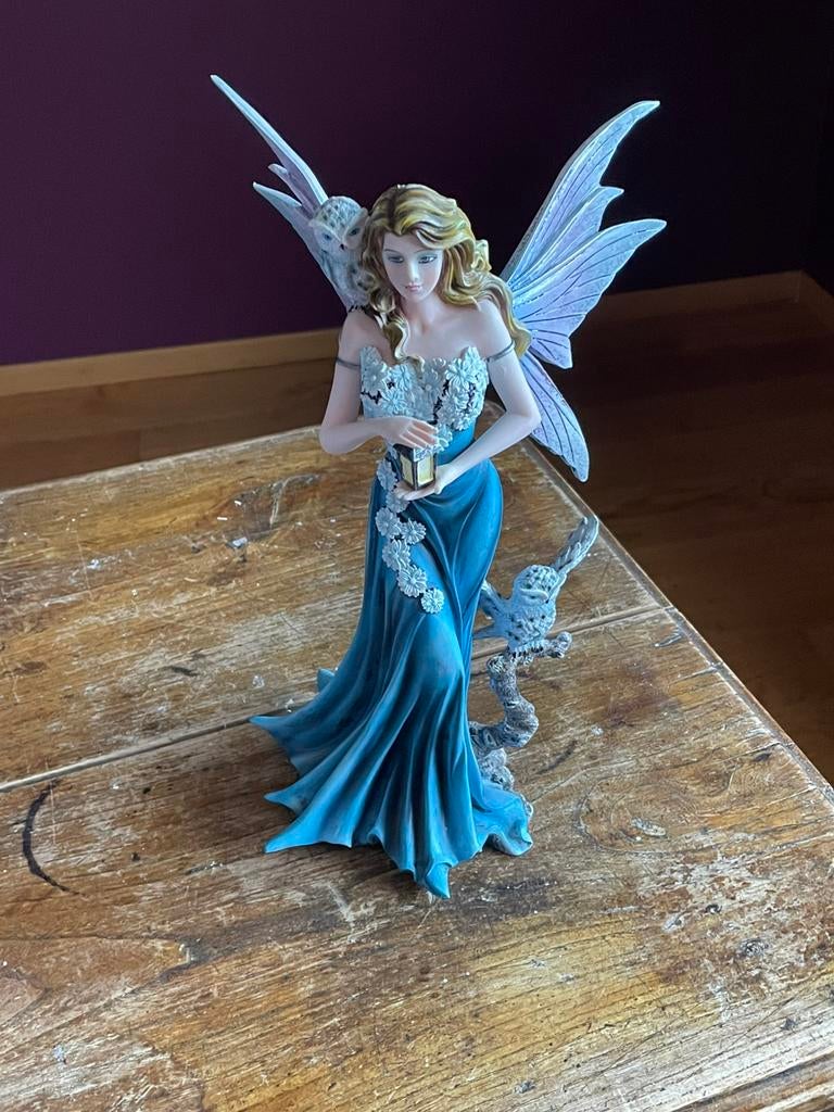 Beeld godin met uilen - wicca, Ophalen, Zo goed als nieuw