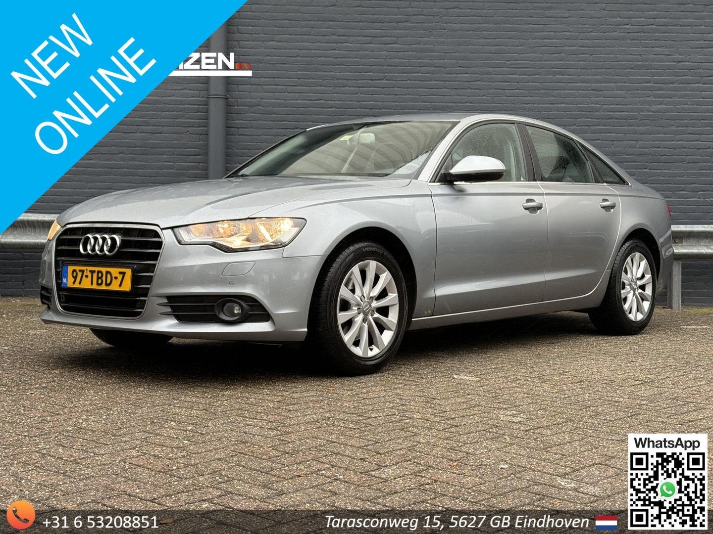 Audi A6 Limousine 2.0 TFSI Pro Line | Leder | Climate | Crui, Auto's, Automaat, Zwart, 149 g/km, Verwarmde buitenspiegels
