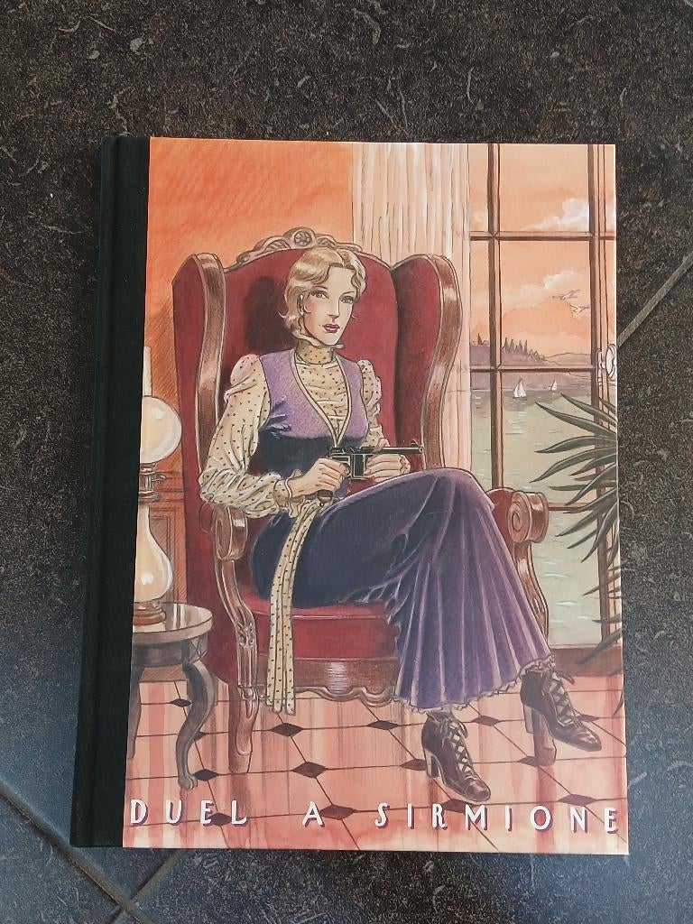 Victor Sackville TL ''Duel à Sirmione'' Carin dédicace, Livres, BD, Enlèvement ou Envoi, Une BD, Comme neuf, Carin