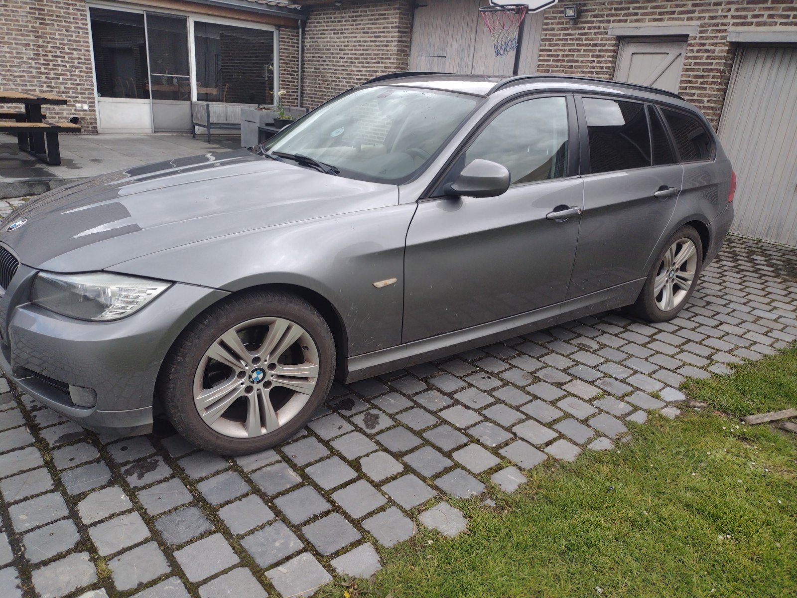 BMW 316d 175000km, Auto's, Euro 5, Leder, Bruin, 5 deurs