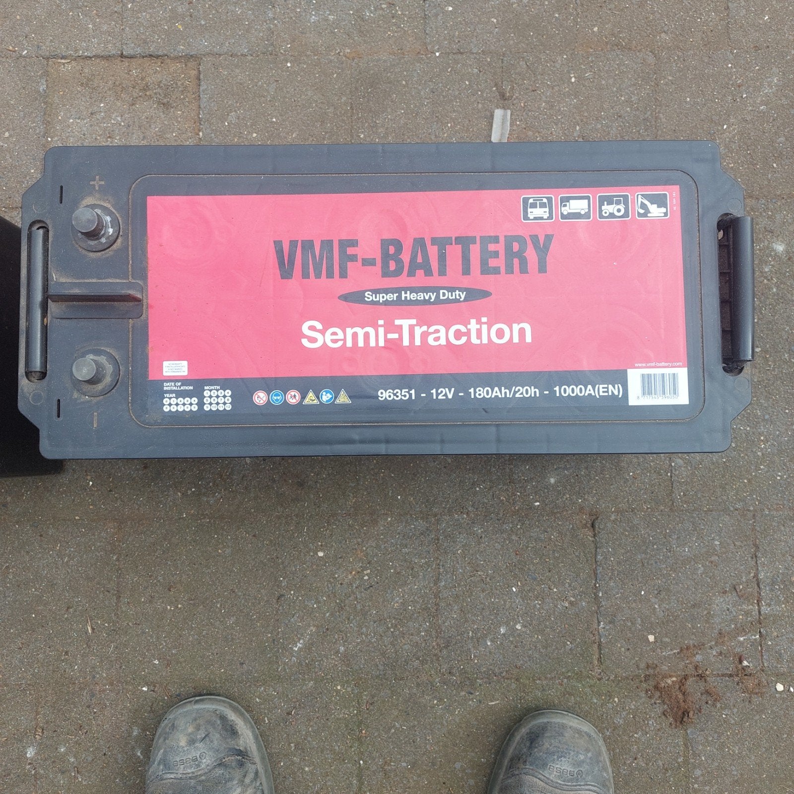 Tractie batterijen, Enlèvement