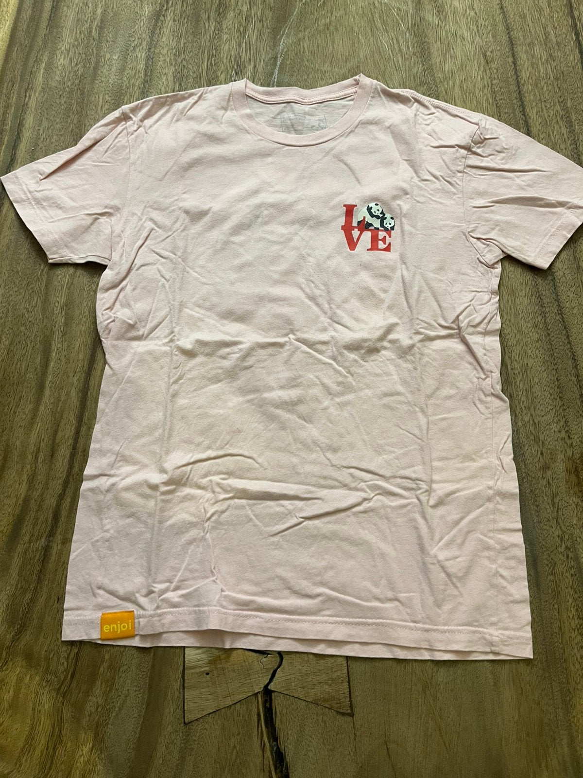 Unisex t-shirt love panda, Ophalen of Verzenden, Zo goed als nieuw