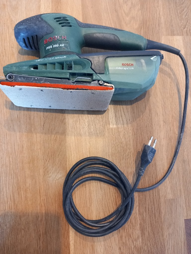 Ponceuse vibrante bosch, Bricolage & Construction, Enlèvement, Utilisé, Moins de 600 watts, Autres types