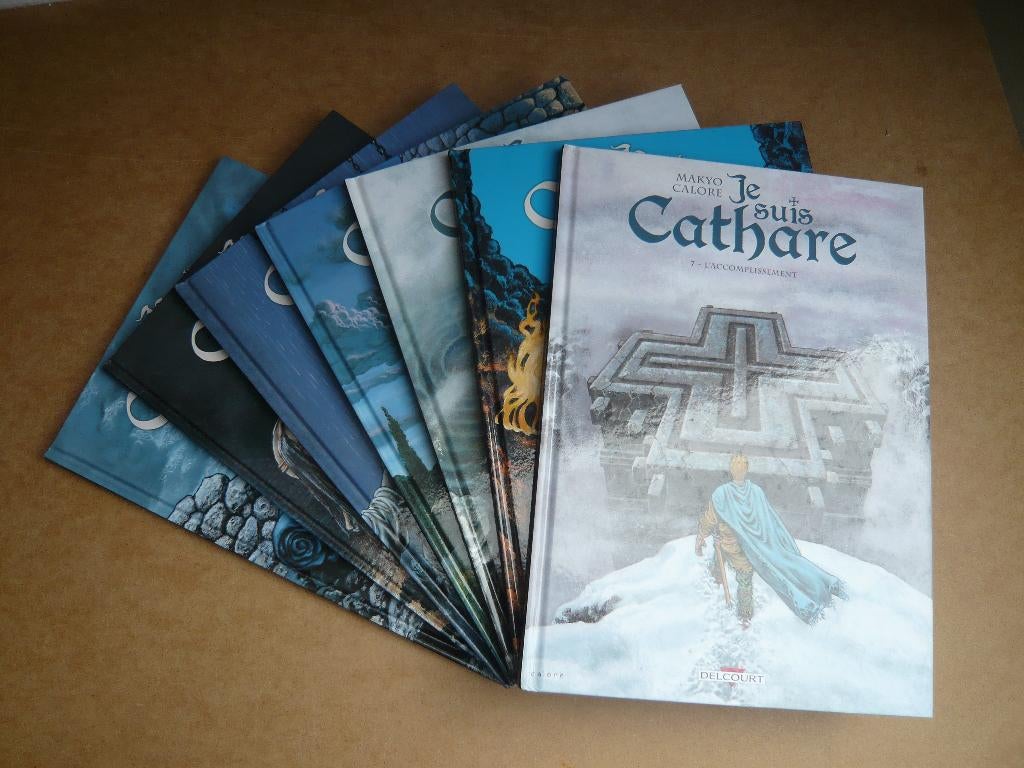 Bd JE SUIS CATHARE tomes 1 à 7 (EO ttbe) de CALORE, Boeken, Stripverhalen, Gelezen, Complete serie of reeks, Ophalen of Verzenden