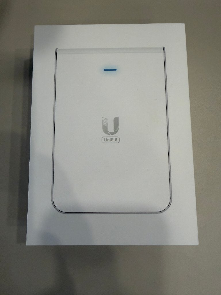 U6 In-wall Access Point, Enlèvement ou Envoi, Comme neuf, Ubiquiti, unifi, u6, wifi 6, accesspoint, u6 lr, u6 hd, u6 lite