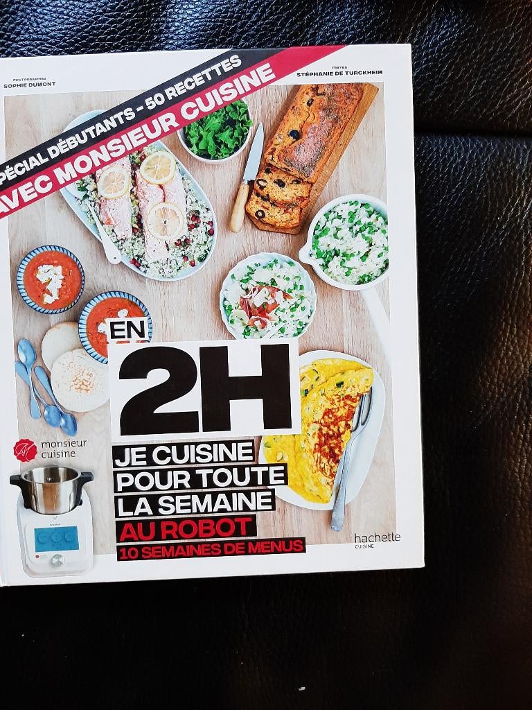 livre de recettes Thermomix et Monsieur Cuisine, Enlèvement ou Envoi, Comme neuf, Autres types