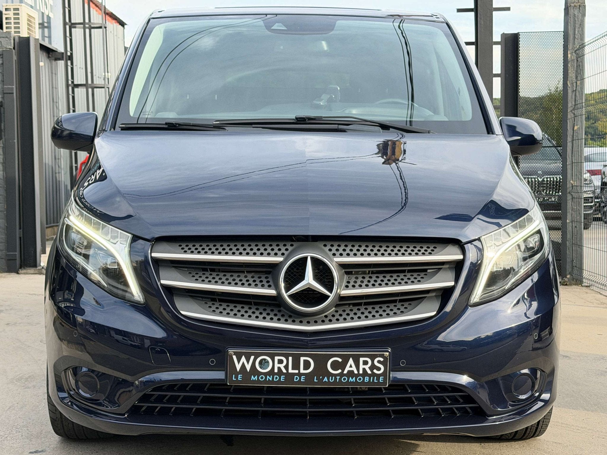 Mercedes-Benz Vito 2.1D BlueTEC 163CV - TVAC- BTW*IN- L2- LO, Autos, Cuir, Entreprise, 3 places, Noir