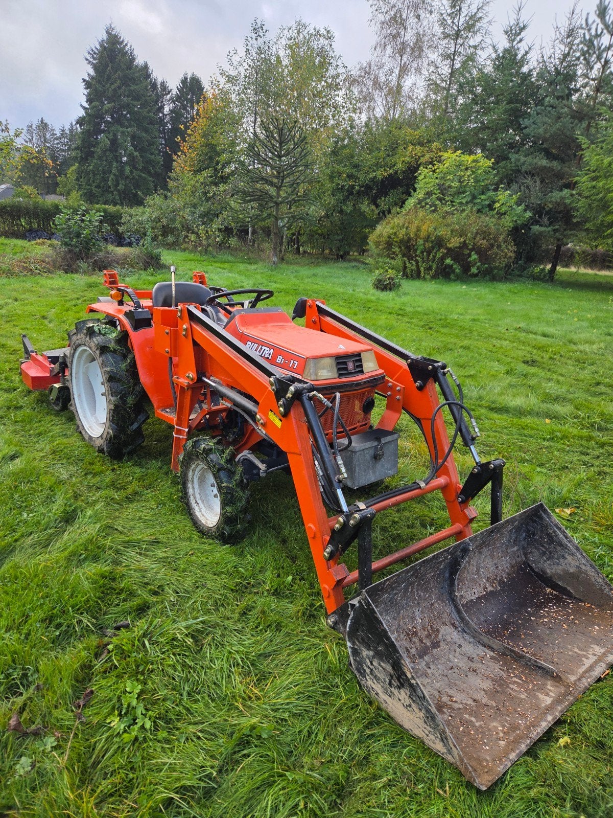 Kubota B1-17, Ophalen