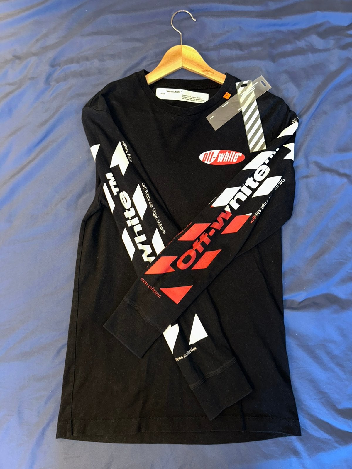 Off-White trui, maat S, Kleding | Heren, T-shirts, Ophalen of Verzenden, Zo goed als nieuw, Maat 46 (S) of kleiner, Zwart