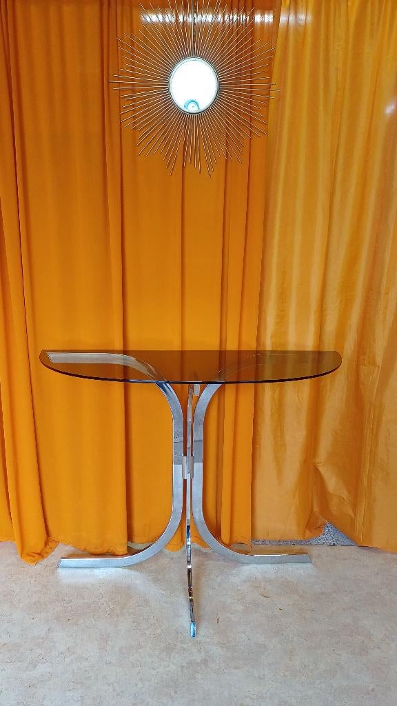 Roche Bobois table Design demi lune seventies années 70, Enlèvement