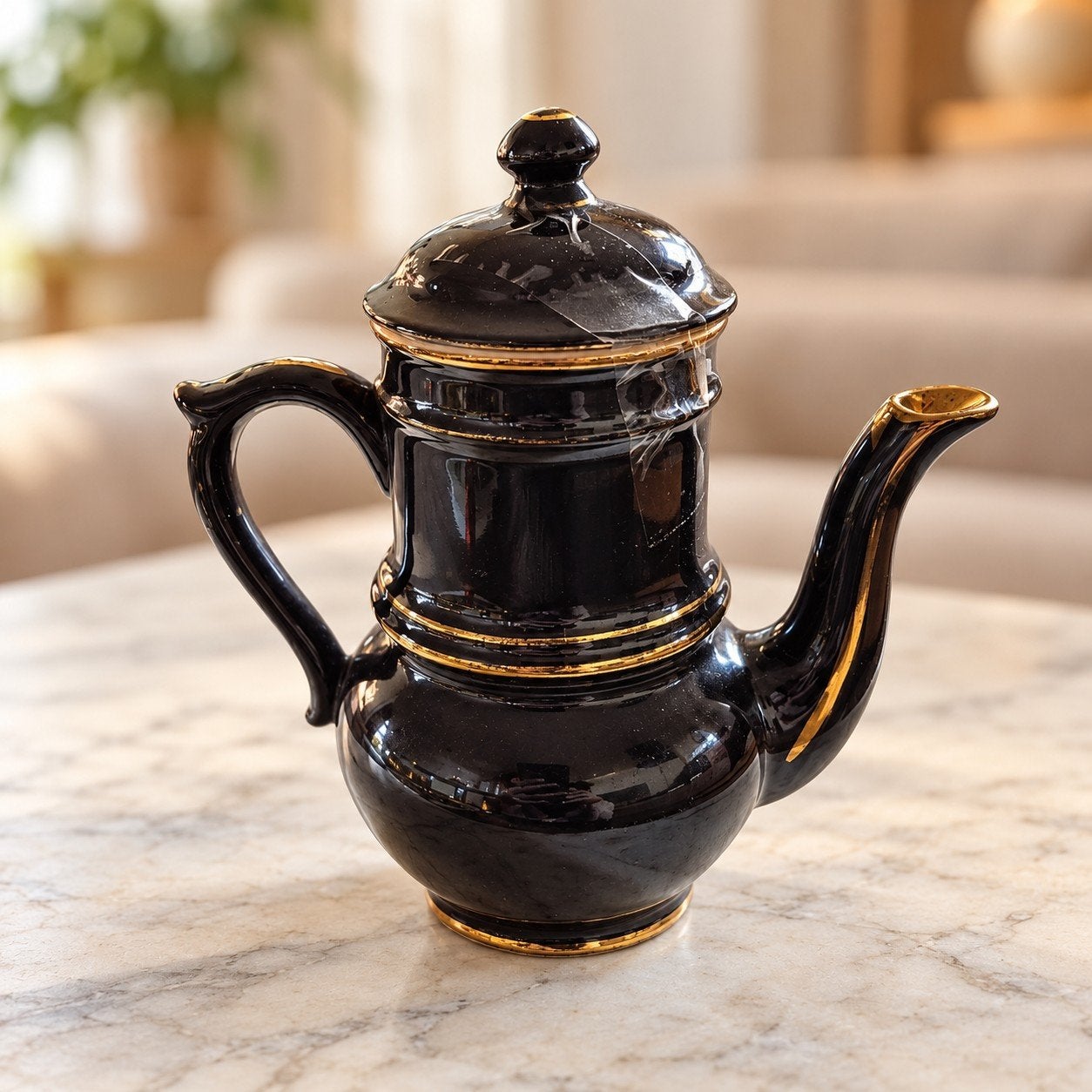 keramieken koffie kannetje, Antiek en Kunst, Ophalen of Verzenden